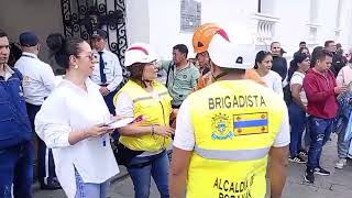 Organismos de socorro están preparados en Popayán para responder a cualquier eventualidad.