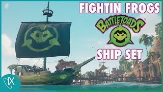 HOW To Unlock the FIGHTIN FROGS (Battletoads) Ship Set - Sea of Thieves - August 2020