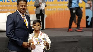 Devansh Attaragade Bronze Medalist | KIO All India Sub Junior Championship | Shyam Karate Academy