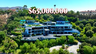 Inside a Billionaire's $65,000,000 BEL AIR MEGA MANSION!