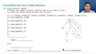 Example: Counting Paths in a Tree