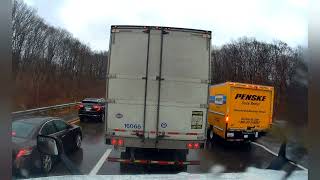 Some truckers need to find another career! Oh,  and EVERYONE needs a DASHCAM!!