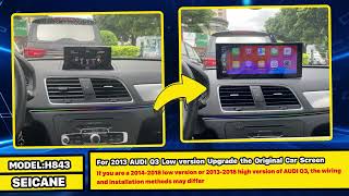 CarPlay & Android Auto Installation | 2013 Audi Q3 Radio Upgrade with HD Touchscreen GPS & Bluetooth