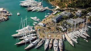 Nelson's Dockyard at Antigua, UNESCO world heritage, guided tour in french