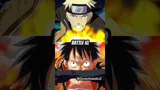 Naruto vs Luffy | Who’s stronger? | Naruto vs One Piece #shorts