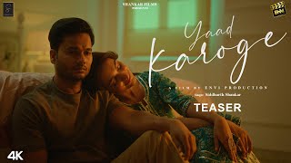 Yaad Karoge | Official Song Teaser ( Album - Siddhartian's Tape ) Siddharth Shankar | Shankar Films