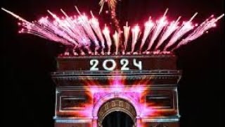 Paris 2024 new year celebration Paris| Champs-Élysées | 2024 Paris France