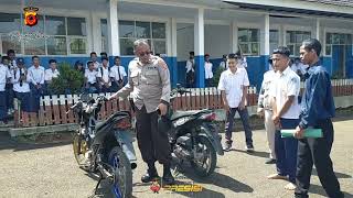 Himbauan dan edukasi tentang kenakalan remaja dan geng motor di SMPN 03 CIBEBER