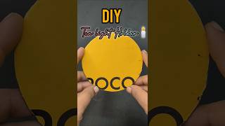 মায়ের কথাই Tea light Holder তৈরি করলাম 😱#shorts #diy #tealightholder #youtubeshorts