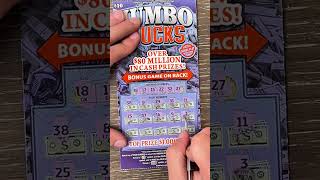 I won BIG on this $10 Jumbo Bucks Lottery Scratch-off!