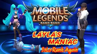 LayLa With Maniac #MobileLegends Bang Bang