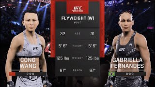 UFC Macau: Wang vs Fernandes (UFC 5 Simulation)