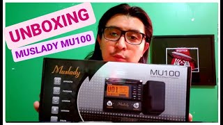 UNBOXING PEDAL MULTIEFECTOS MUSLADY MU100!!!