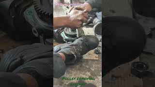 Hard attempt _ air compressor Polley removal _short _reels