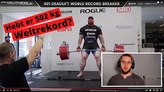 Neuer DEADLIFT Weltrekord!! 502 KG