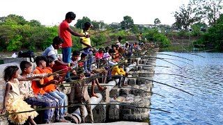 अजब -गजब फिशिंग कॉम्पिटिशन 😅😅Village unique fishing competition 😅