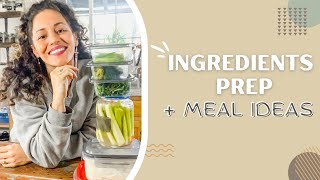 Simplify your cooking ⏰ Easy Ingredients MEAL PREP (+ pdf guide)