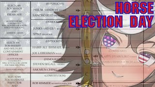 [HORSE ELECTION DAY] the day that a horse rigged the election and won || Tomoe Umari