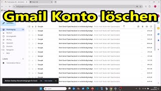 Gmail Konto löschen - Googlemail Account löschen so geht´s Tutorial