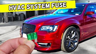 CHRYSLER 300 HVAC SYSTEM FUSE LOCATION REPLACEMENT