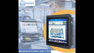 10.4-21.5 inch IP65 Waterproof front Capacitive touch Industrial All in one panel pc