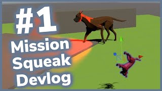 A pink, roller coaster Chihuahua? -  Game devlog for "Mission Squeak" #1