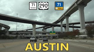 Austin: TX-71/US-290 WB & New 71 Toll Lane