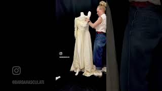 Unboxing a 1940’s wedding dress purchased from Facebook marketplace for $10 plus shipping.