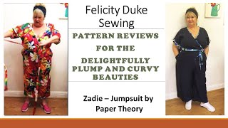 Pattern review - Zadie JumpSuit - by Paper Theory