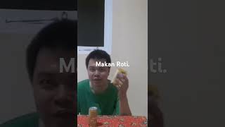 Andy Balala Makan Roti Tengah Malam. #food #shortsvideo