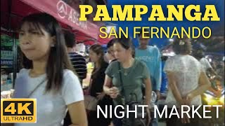 [4K] PAMPANGA PHILIPPINES WALKING TOUR/SAN FERNANDO/ NIGHT MARKET .