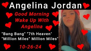 Good Morning Wake Up With Angelina Jordan Beautiful Music and Coffee , Who Needs Eggs ??  10 26 24