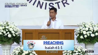 JMCIM | Preaching | Bel. Ordained Preacher Dick Saez | November 17, 2024