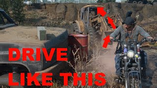 Iron Butte Horde vs Tractor - Days Gone