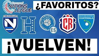 ¿FAVORITOS? ¿Cuando y contra quién jugarán las selecciones centroamericanas en la Liga de Naciones?