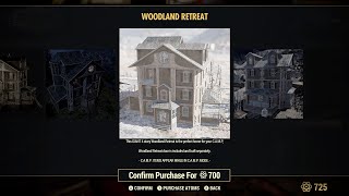 Fallout 76 : woodland refuge build