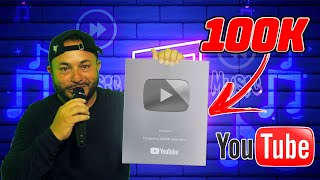 PLACA DE CEM MIL INSCRITOS NO YOUTUBE - KAZINHA DOS TECLADOS