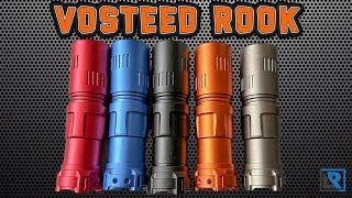 Vosteed Rook Review (1800 Lumens, 3x Nichia 519a, 18350)