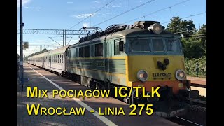 Pociągi - Mix składów IC/TLK w tym EP07-356 / Trains - IC/TLK trains mix inc. EP07-356