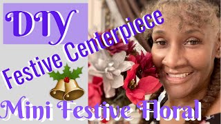 How To DIY a Mini Christmas Floral Design | The How To Lady