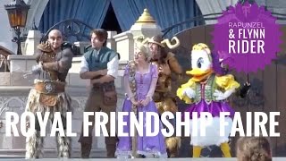 (2016) Mickey's Royal Friendship Faire "Tangled" Rapunzel & Flynn Rider