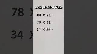 #multiplication #multiplicationtricks #multiply #maths #mathstricks #tricks