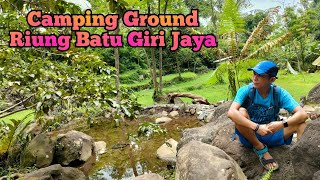 Camping Ground Riung Batu Giri Jaya || Tempat Camping Ceria Yang Banyak Mata Air