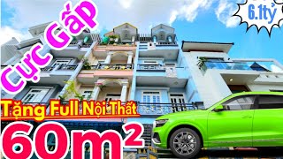 Bán nhà Bình Tân "TẶNG FULL NỘI THẤT" 60m², 4 tầng | Hẻm 7m đường Mã Lò