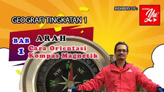 Geografi Tingkatan 1 | Bab 1 Arah | Cara Orientasi KOMPAS Magnetik