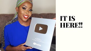 SILVER BUTTON UNBOXING!!! IT IS HERE!!