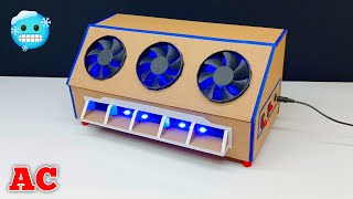 सबसे सस्ता Air Conditioner Cooler कैसे बनाएं || How to Make Powerful Mini Ac at Home | Cardboard AC