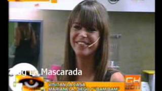 Marianela, Diego Leonardi y bam Bam en GH2011