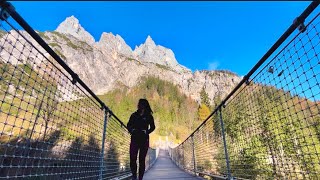 Klausbachtal Ramsau bei Berchtesgaden: Hängebrücke, Bindalm Wandern