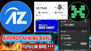 NAGA ❗ AZCoiner Mining & CharacterX Terbaru 2023